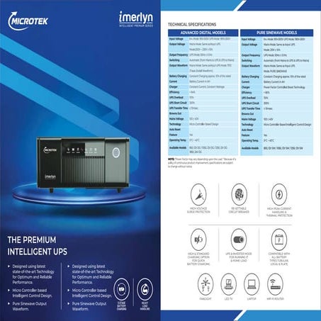 Microtek Elite Inverter - The Best Inverter with In-Built Compatibility ...