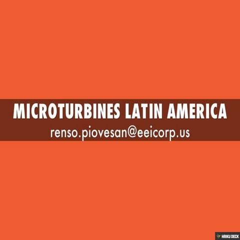 microturbines latin america