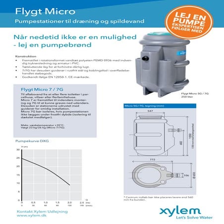 Xylem Micro pumpestation | PDF
