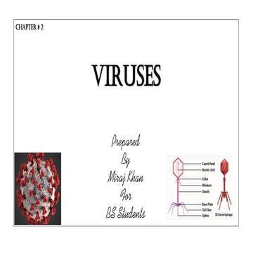 Lecture on Viruses: Structure, Classification, Replication, Effects on Cells,...