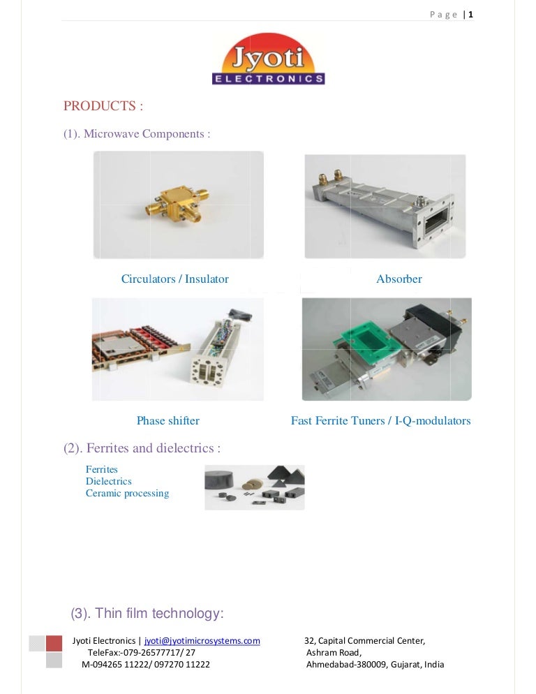 Microwave components