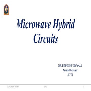 Microwave hybrid circuits 2nd 1