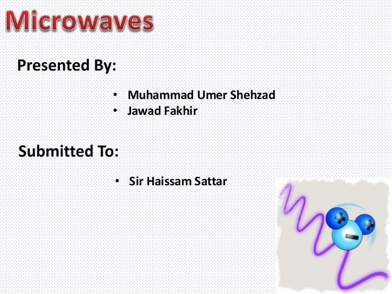 Microwaves Applications