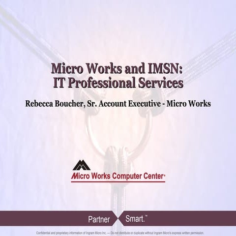 Micro Works Imsn Linkedin Presentation   2011