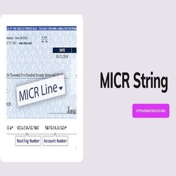 MICR magnetic ink character reader | PPTX