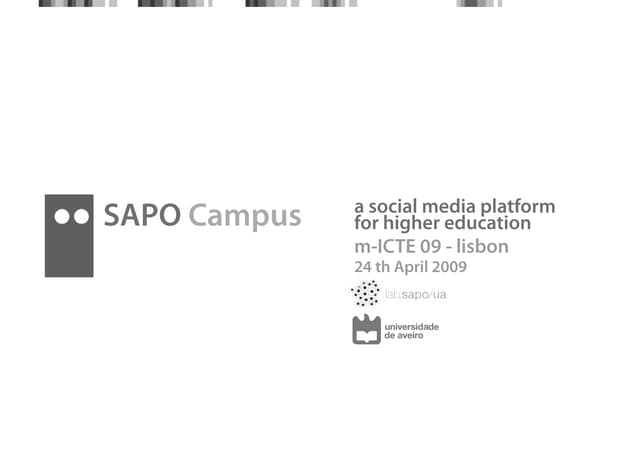 m-ICTE SAPO Campus presentation