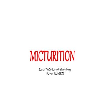 Micturition (The Guyton and Hall physiology)