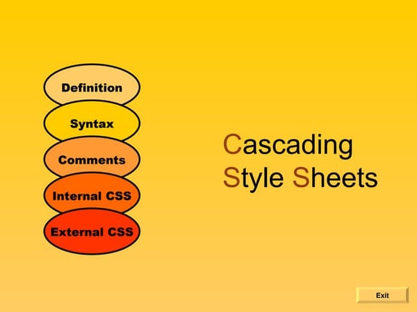 cascading style sheet ppt