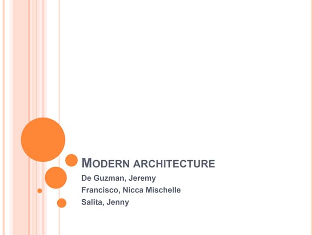 Modern Architecture