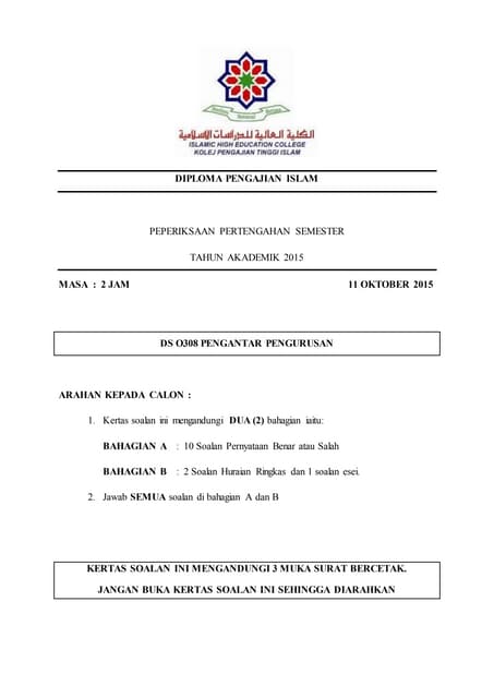 Peperiksaan berterusan