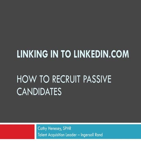 LINKEDIN.com Recruiting