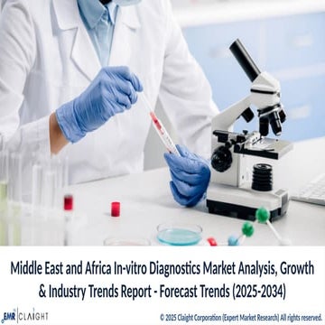 Middle East and Africa In-vitro Diagnostics Market Size | 2034 | PPTX