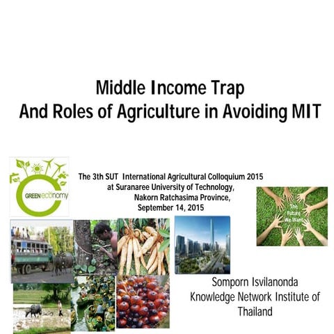 Middle income trap and roles of agriculture in avoiding MIT | PDF