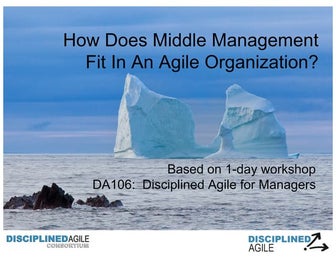 Middle Management in an Agile World webcast