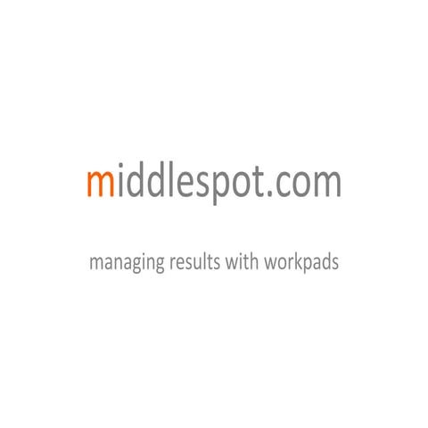 Workpads in middlespot