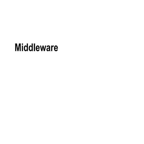 Middleware