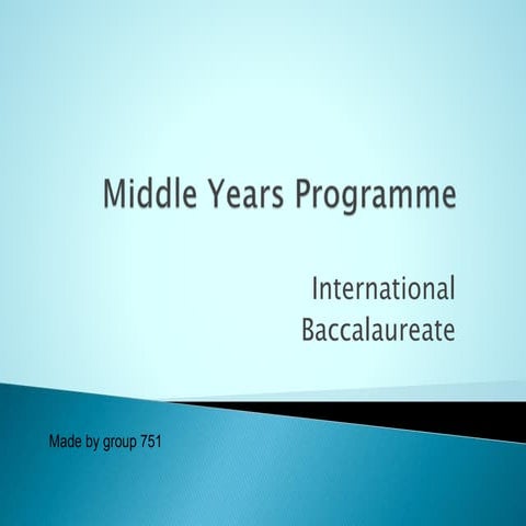 Middle years programme