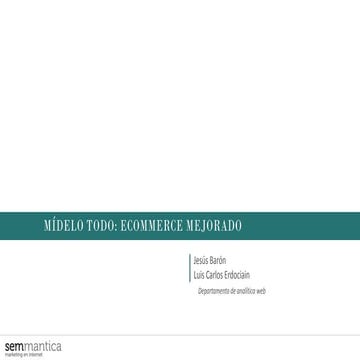 Midelo todo:  Ecommerce Mejorado