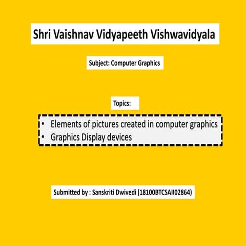 Computer graphics CS