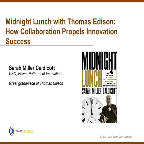 What Is A Midnight Lunch? Edison Webinar Feb 11 2013