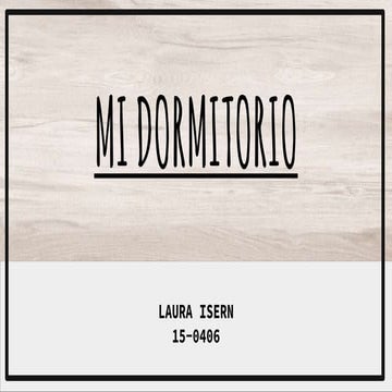 PROYECTO "Mi dormitorio" - Propuesta cama