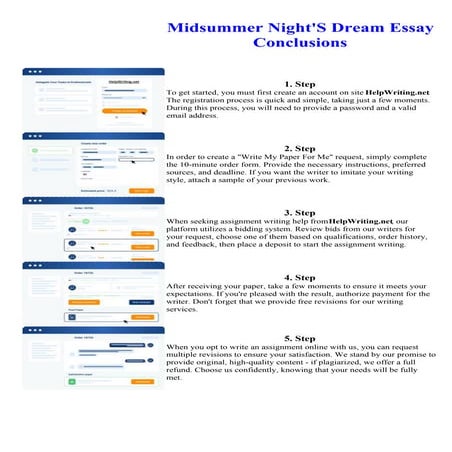 Midsummer NightS Dream Essay Conclusions