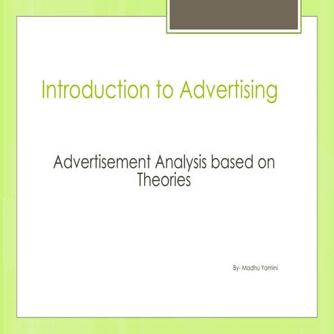advertising theory
