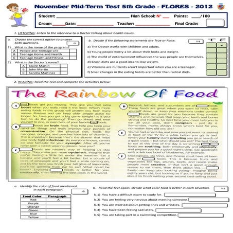 Mid term 5th grade alumnos xime nov'12