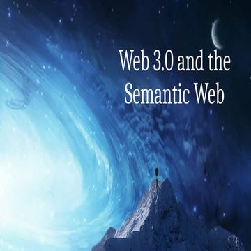 SEMANTIC WEB EMPOWERMENT TECHNOLOGY  WEEK 1