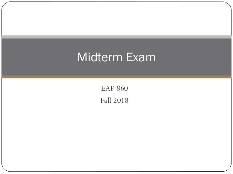 Midterm exam