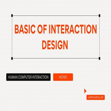 HCI101 - Basic of Interaction Design.pdf