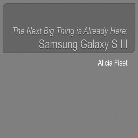 Samsung Advertisement