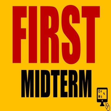 First Midterm /José Flores y Shirley Vasquez 
