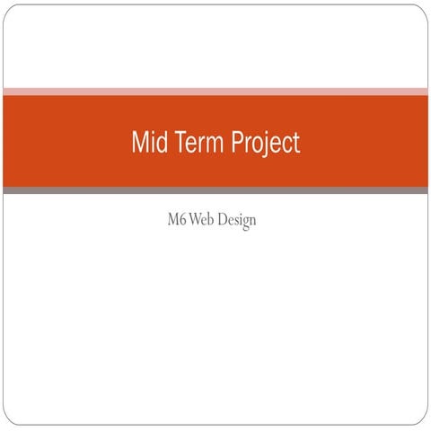 Mid Term Project - Part 2 | PPT