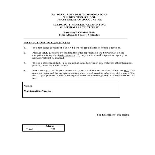 Midterm sample solutions