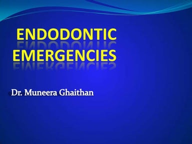 Midtreatment flare up