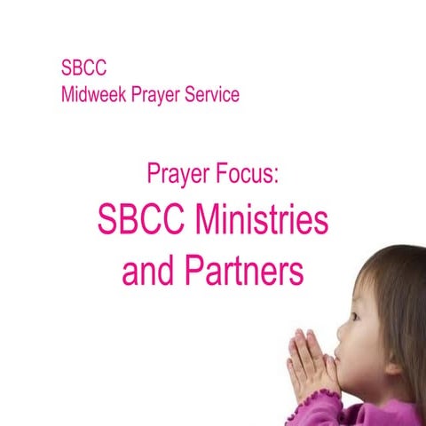 Midweek Prayer Service 032311 | PPT