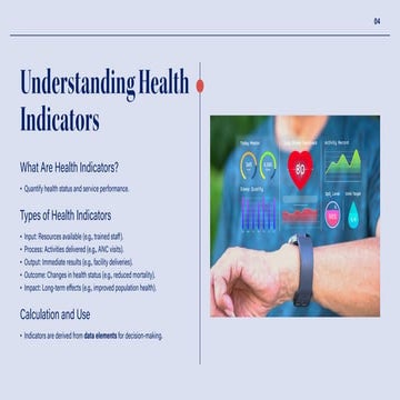 Comprehensive Overview of Health Indicators: Types and Applications | PDF