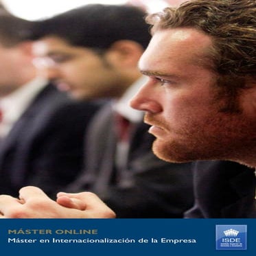 Master en Internacionalización ISDE