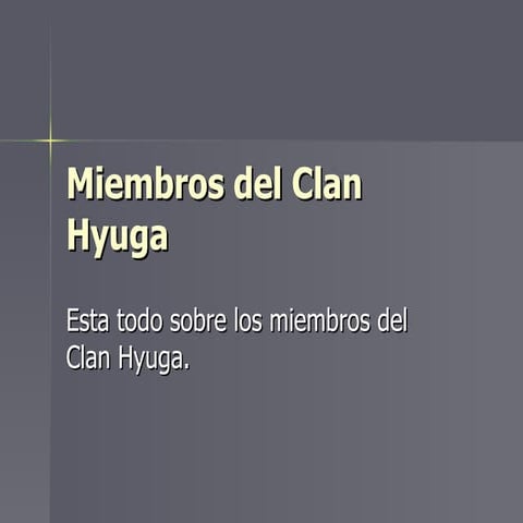 Miembros Del Clan Hyuga