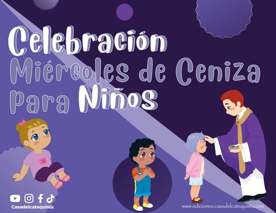 folleto guía para el miércoles de ceniza 2024