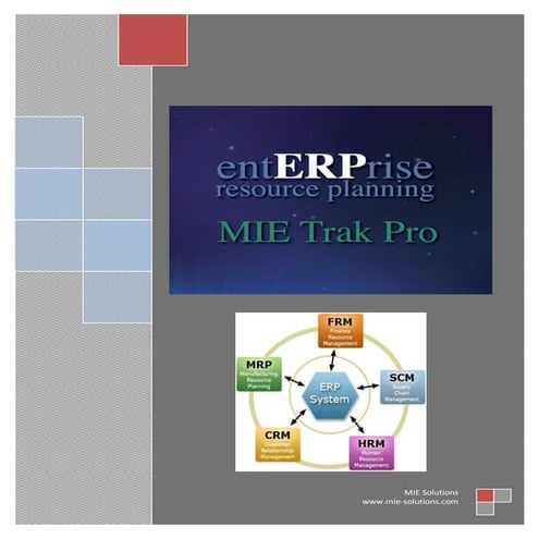 MIE Trak PRO ERP SOftware Brochure