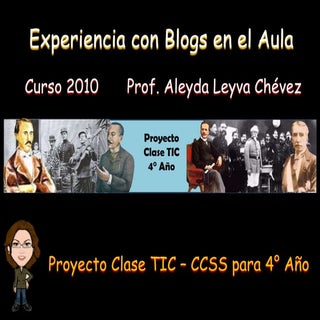 Mi experiencia con blogs