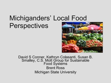 Mi Fm & Local Food Perceptions