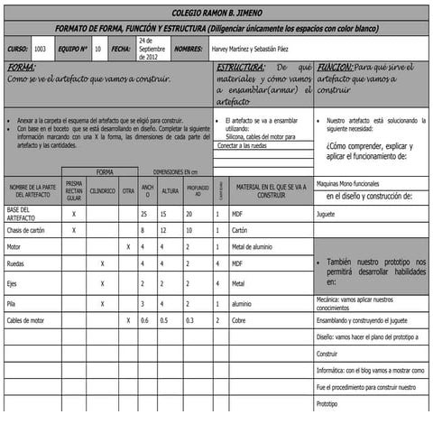 Mi formato, funcion, y estructura por sebastian paez 1003