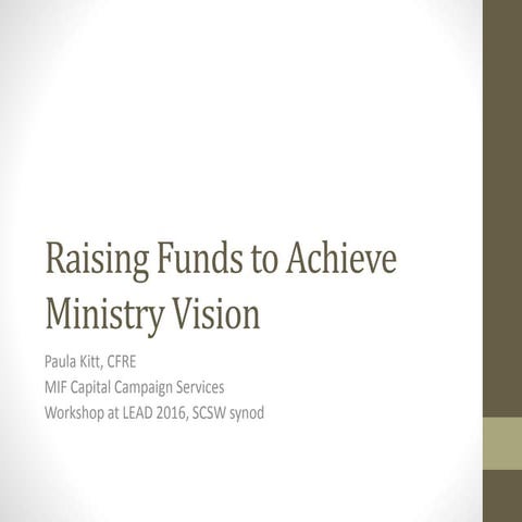 Mif presentation at lead 2016