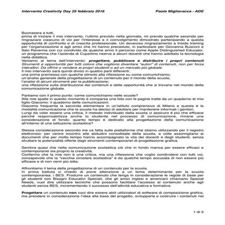 Progettare, pubblicare e distribuire contenuti