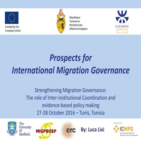 Prospects for International Migration Governance | PDF