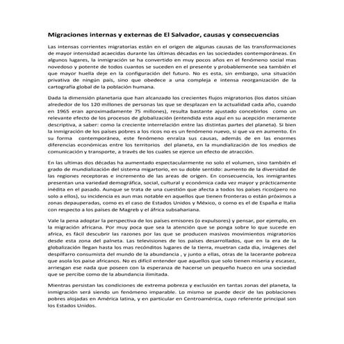 MigracióN Y Violencia