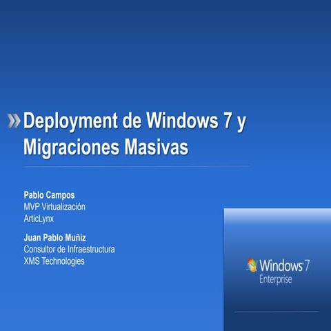 Migracion de xp a windows 7